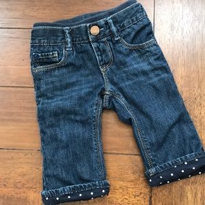 Gap fully lined denim jeans